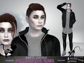 Sims 4 — Daryl Lincoln by Merit_Selket — romantic Vampire Daryl, wants to lead his own clan one fine day Daryl Lincoln