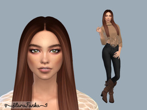 Sims 4 — Joan Dawson by starafanka — DOWNLOAD EVERYTHING IF YOU WANT THE SIM TO BE THE SAME AS IN THE PICTURES NO SLIDERS