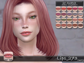 Sims 4 — Lips_273 by tatygagg — New Lipstick for your sims - Female, Male - Human, Alien - Teen to Elder - Hq Compatible