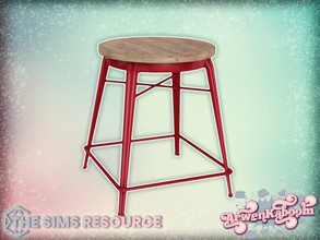 Sims 4 — Farina - Stool by ArwenKaboom — Base game object in multiple recolors. Find all objects by searching