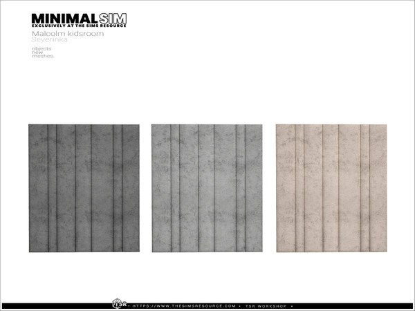 Sims 4 — Minimalsim - Malcolm kidsroom wall soft border by Severinka_ — Wall soft border From the set 'Malcolm kidsroom'
