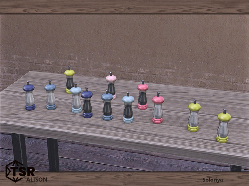 The Sims Resource Alison. Salt and Pepper Shaker, v1