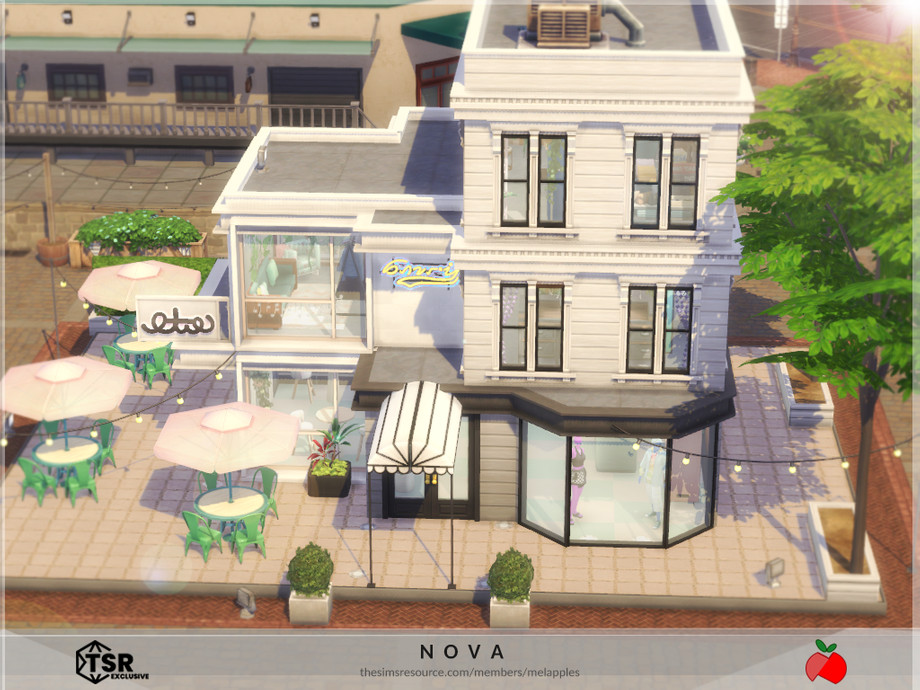 Bubble Tea Shop  Sims 4 houses, Sims 4 house design, Sims house