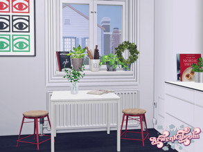 Sims 4 — Farina Part 5 by ArwenKaboom — Scandinavian inspired kitchen Farina in neutral and soft colors. It will consist