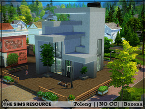 Sims 4 — Toleng by Bozena — The house is located in the Copperdale . Lot: 20 x 15 Value: $ 62 254 Lot type: Residential