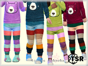 Sims 4 — Pants Bear by bukovka — Pants for toddlers of both sexes, boys and girls. Installed autonomously, 4 color