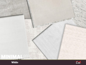 Sims 4 — MinimalSim_White rugs by evi — Minimal rugs with different options of white.