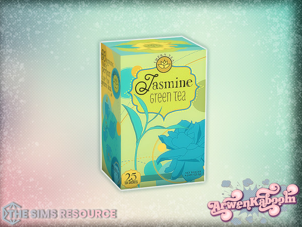 Sims 4 — Farina - Tea Box by ArwenKaboom — Base game object in multiple recolors. Find all objects by searching