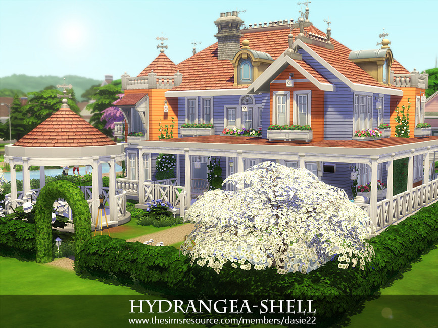 The Sims Resource - Hydrangea-Shell