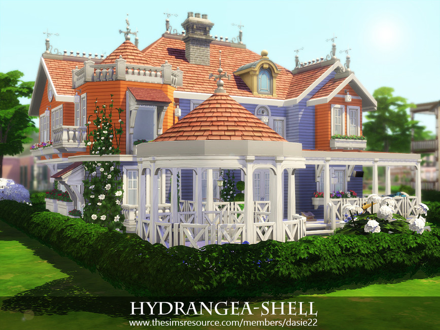 The Sims Resource - Hydrangea-Shell