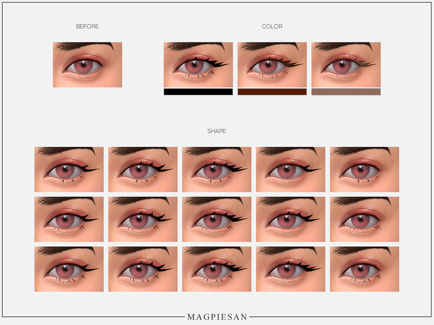 The Sims Resource MM 3D Eyelash v5