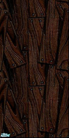 Sims 2 — My Quake Wall set. - Bad Repair Job by Dr. Macabre — Have you ever seen a wood wall that had a hole or