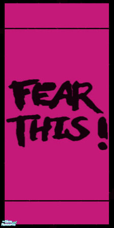 Sims 2 — Pink wall 7 by gonein60 — A wall.