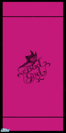 Sims 2 — Pink wall 3 by gonein60 — A wall.