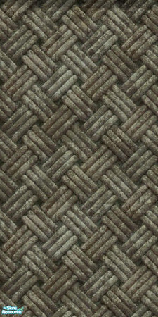 Sims 2 — Unusual Exteriors - Braided Wall by TSR Archive — Not for the faint of heart! Ever wonder what concrete would