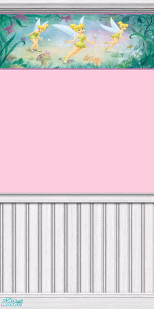 Sims 2 — D2DTinkerbell Pink Painted by D2Diamond — Also look for the Bedroom set, and the matching bedding pack. - Comes