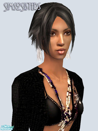 Sims 2 — S2S Seomi hair retexture by TSR Archive — 