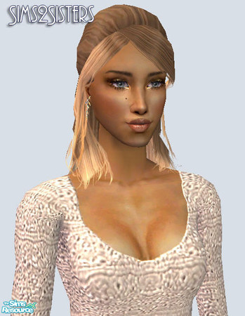 Sims 2 — S2S xmsim hair  by TSR Archive — Flora from xmsim hair mesh retexture.