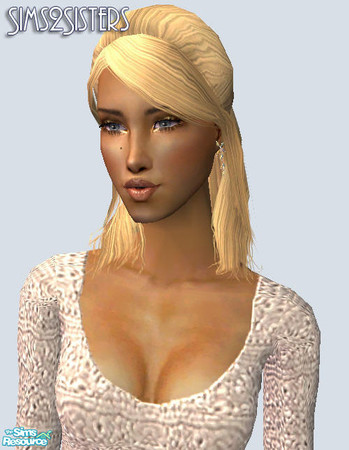 Sims 2 — S2S xmsim hair  by TSR Archive — Flora from xmsim hair mesh retexture.