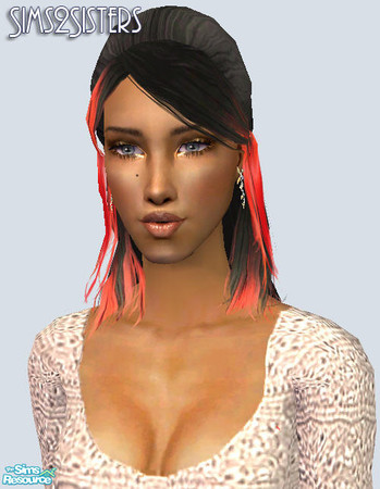 Sims 2 — S2S xmsim hair  by TSR Archive — Flora from xmsim hair mesh retexture.