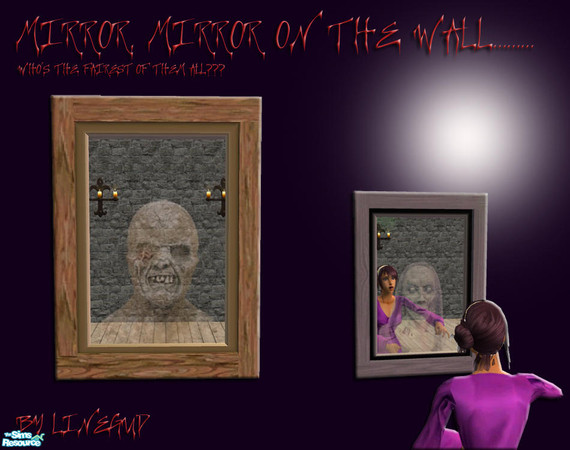 Sims 2 — Mirror, mirror on the wall.... Zombie by linegud — 