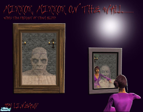 Sims 2 — Mirror, mirror on the wall. Frankenstein by linegud — 