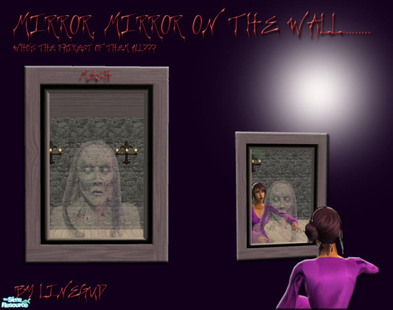 Sims 2 — Mirror, mirror on the wall.... MESH by linegud — 