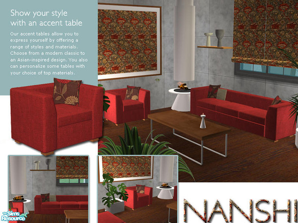 Sims 2 — W Morris living by Nanshi — Based on Padre's stunning Organic living room set here at TSR. You will absolutely