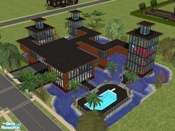 Sims 2 — La maison Moderne by julienduc01 — 