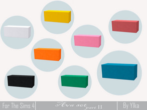 Sims 4 — [SJB] Ava set part II Kitchen - Cabinet Short II by Ylka by Ylka — Has 8 colors. You can see all the colors in