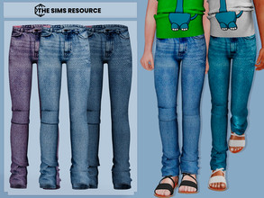 Sims 4 — Asha Jeans by couquett — Jeans for your Kids -avaible in 10 swatches -new mesh -HQ mod Compatible -Custom