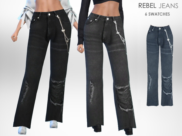 The Sims Resource - Rebel Jeans