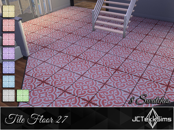 Sims 4 — Tile Floor 27 by JCTekkSims — Created by JCTekkSims.