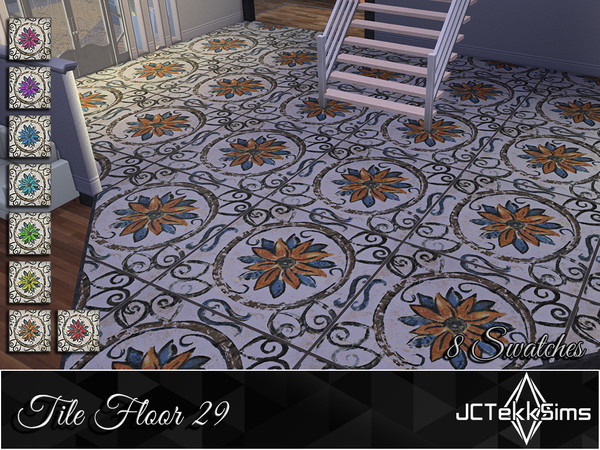 Sims 4 — Tile Floor 29 by JCTekkSims — Created by JCTekkSims.