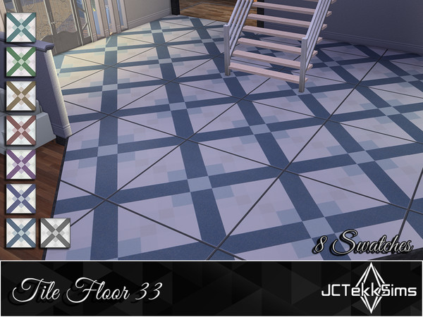 Sims 4 — Tile Floor 33 by JCTekkSims — Created by JCTekkSims.