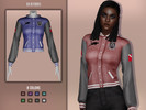 Sims 4 — Diver Collage Jacket No.3 by BeatBBQ — - 8 Colors - All Texture Maps - New Mesh (All LODs) - Custom Thumbnail -