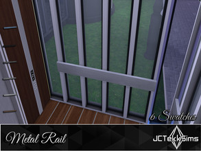 Sims 4 — Metal Rail by JCTekkSims — Created by JCTekkSims.