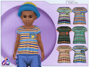 Sims 4 — Toddle Boy T-Shirt 196 by RobertaPLobo — :: Toddler T-Shirt 196 - TS4 :: Only for Boys :: 6 swatches :: Custom