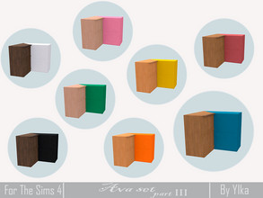 Sims 4 — [SJB] Ava set part III Kitchen - Cabinet Corner III by Ylka by Ylka — Has 8 colors. You can see all the colors