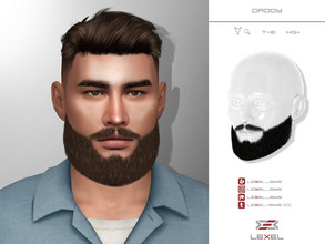 Sims 4 — [PATREON & Boosty] Daddy (beard style)  by LEXEL_s — - 18 swatches - Teen trough elder - Male & T-male
