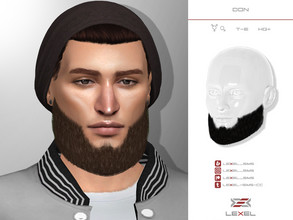 Sims 4 — [PATREON & Boosty] Don (beard style)  by LEXEL_s — - 18 swatches - Teen trough elder - Male & T-male