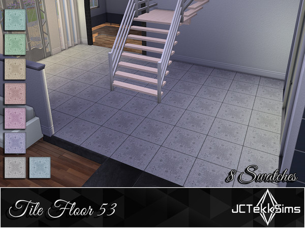 Sims 4 — Tile Floor 53 by JCTekkSims — Created by JCTekkSims.