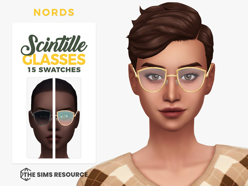The Sims Resource Scintille Glasses
