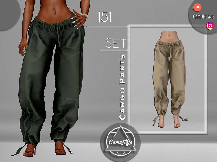 The Sims Resource - SET 151 - Cargo Pants