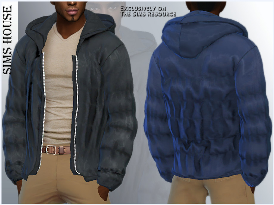 The Sims Resource - MEN'S PUFF JACKET