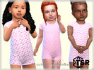 Sims 4 — Combidress Pink  by bukovka — Combidress for girls, Toddler. Set independently, the new mesh mine included.