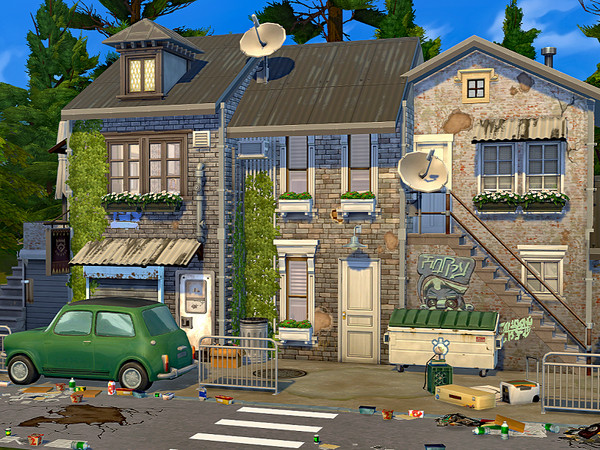 The Sims Resource - Shabby Townhouses - no CC