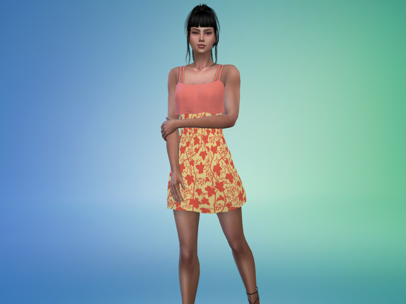 Sims 4 The Sims Resource | Autumn Dress by TSR Creator