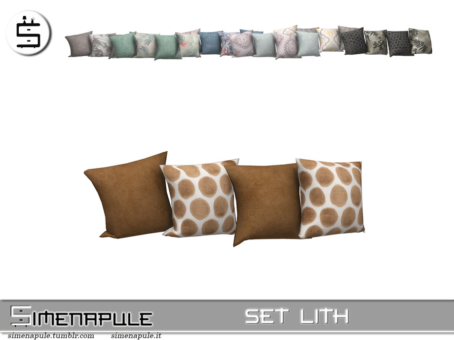 The Sims Resource Set Lith Cushion 01