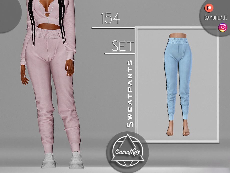 The Sims Resource - SET 154 - Sweatpants